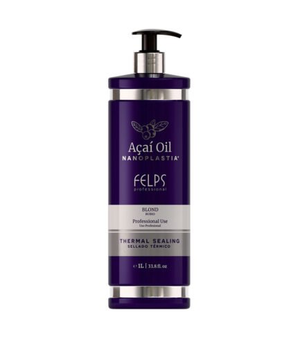Felps Açaí Oil Blond Nanoplastia – Strong Straightening + Tone Control – 1L
