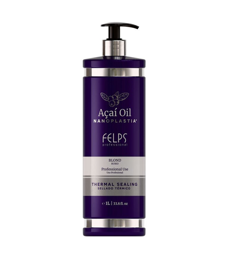 Felps Açaí Oil Blond Nanoplastia – Strong Straightening + Tone Control – 1L