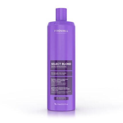 Prohall Select Blond – Keratin Collagen Treatment for Blonde Hair – 1 L